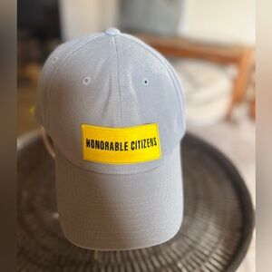 NEW honorable citizens gray adjustable baseball hat cap